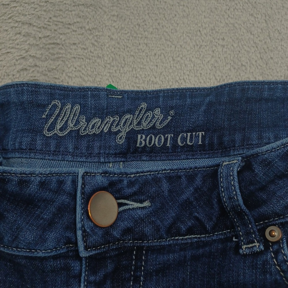 Wrangler Jeans Womens 11 Blue Denim Bootcut Western Cowgirl Workwear - Picture 3 of 9